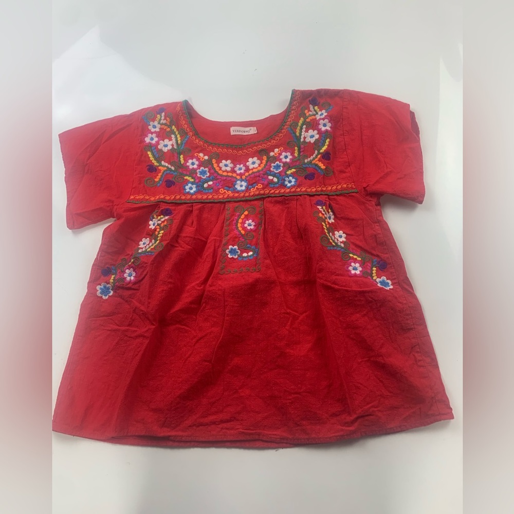 YZXDORWJ red blouse size M